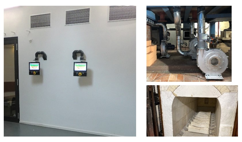Ersatz feuerfeste Ausmauerung. Austausch elektrischer Installation. Austausch Gebläse, Klappen und Heizelementen. Implementierung elair-Steuerung. Kremationsüberwachung mittels Kamerasystem.  Rauchgasreinigungsanlage. Feuerfeste Ausmauerung.